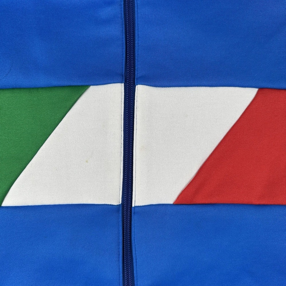 Vintage Y2K Adidas Italy Full Zip Jacket XL World Cup Warm Up Soccer Italia - Picture 3 of 16